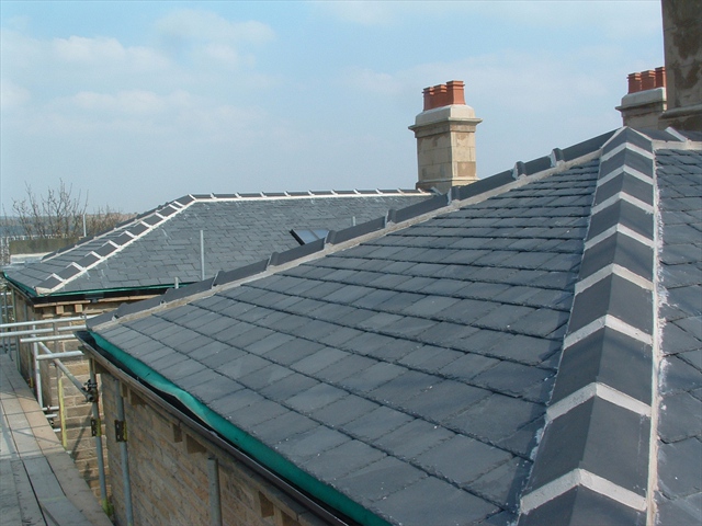 Re-roof and chimney re-build